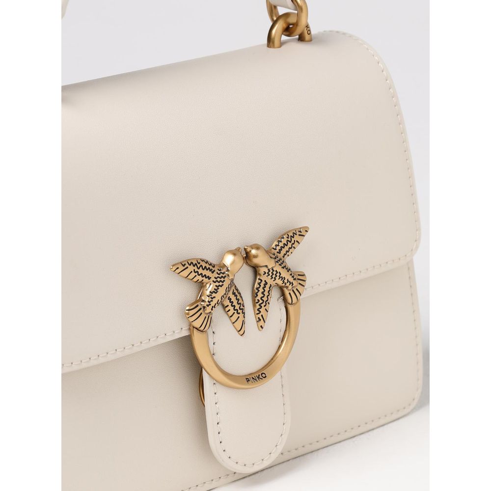 PINKO - White Leather Handbag