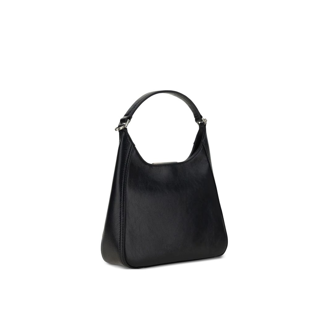 Balenciaga-  Black Lamb Leather Shoulder Bag