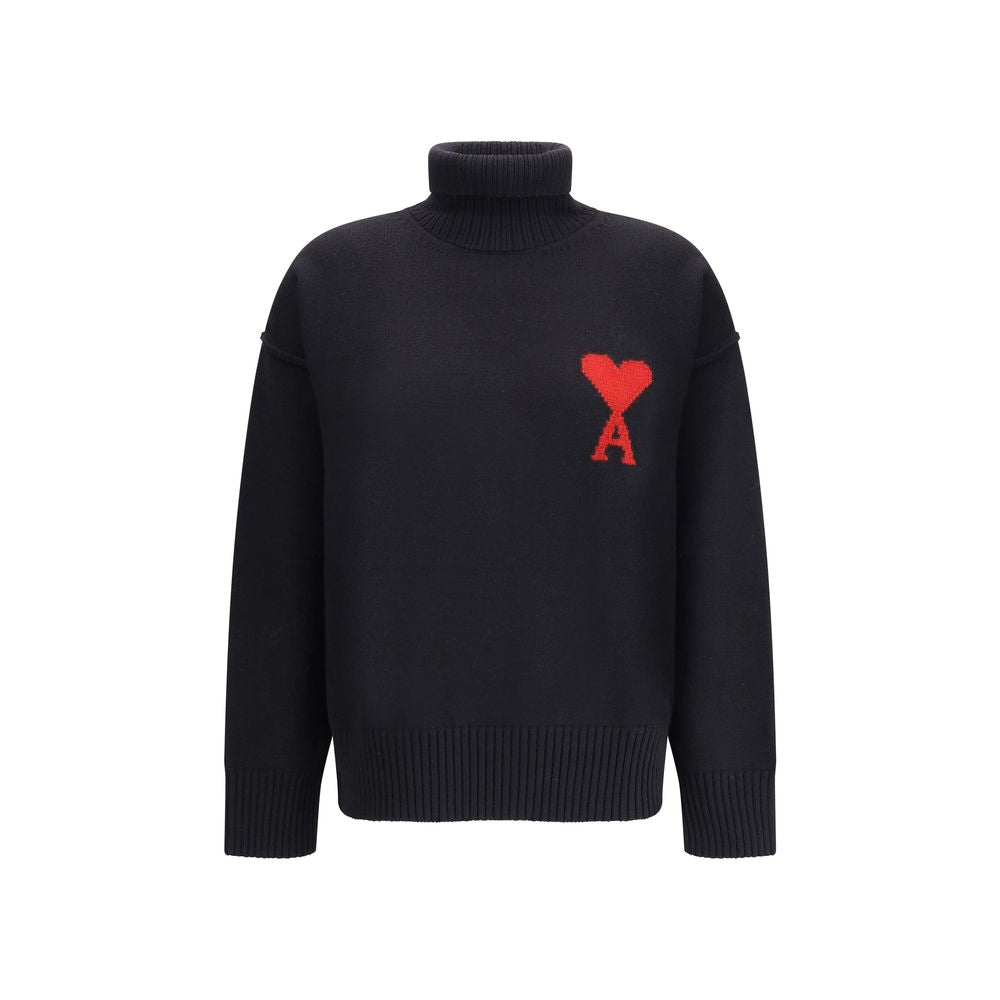 Ami Paris - The Ami De Coeur Turtleneck Sweater