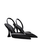 Stuart Weitzman - Black Satin Stiletto Heel
