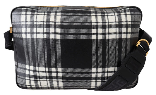 Versace – Grey Leather Crossbody Bag