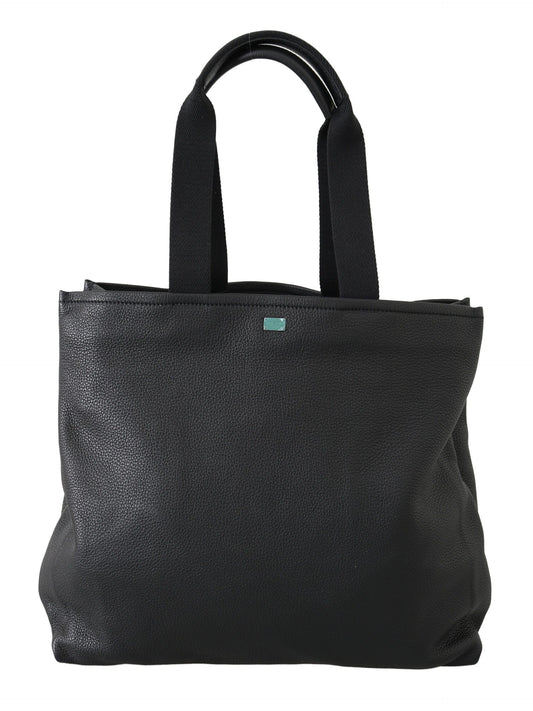Dolce & Gabbana – Black Leather #DGFAMILY Tote Bag