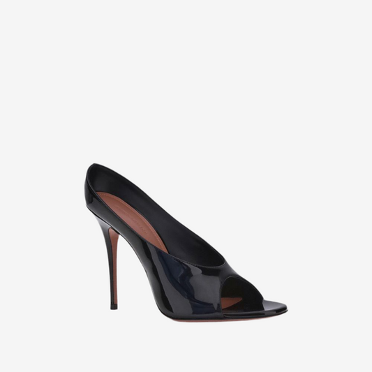 Amina Muaddi – Anok Leather Sandals