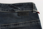 Ermanno Scervino - Blue Cotton Blend Slim Fit Jeans