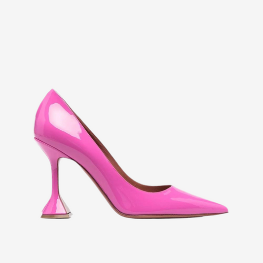 Amina Muaddi – Ami Patent Leather Pumps