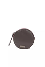 Pompei Donatella - Chic Burgundy Small Oval Crossbody Bag