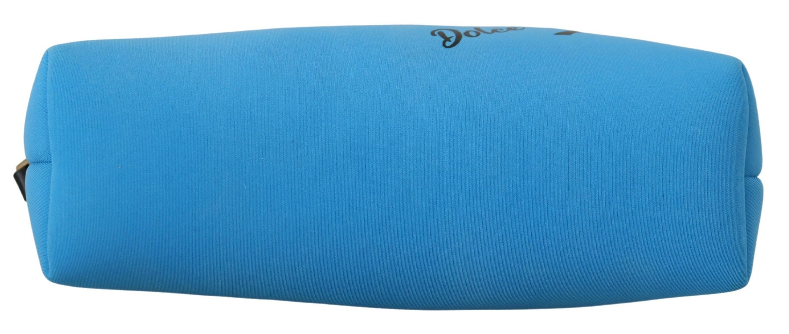 Dolce & Gabbana - Elegant Blue Polyamide Pouch Bag
