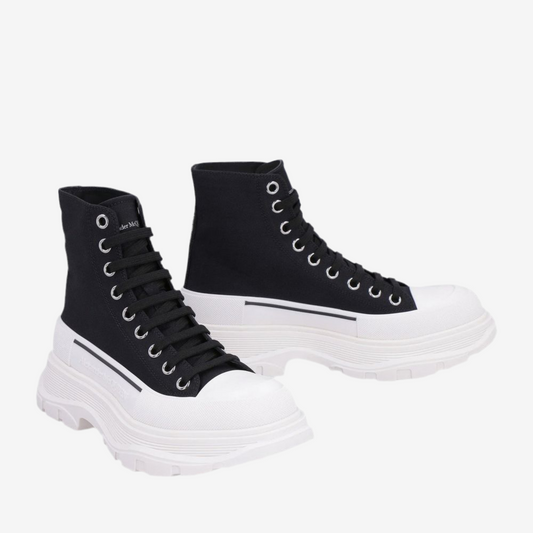 Alexander McQueen – Tread Slick Canvas High-Top Sneakers