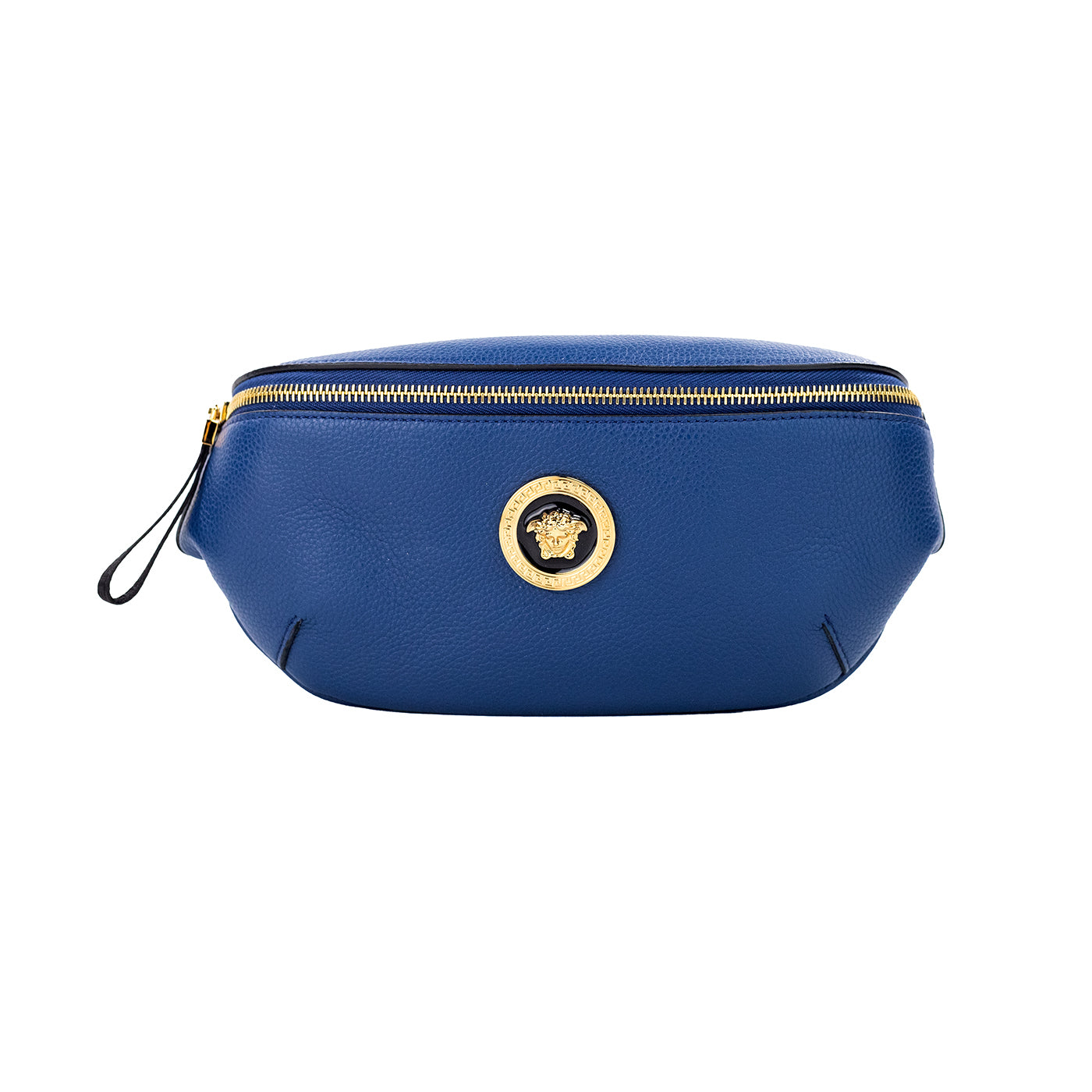 Versace – Medusa Grainy Calf Leather Belt Bag
