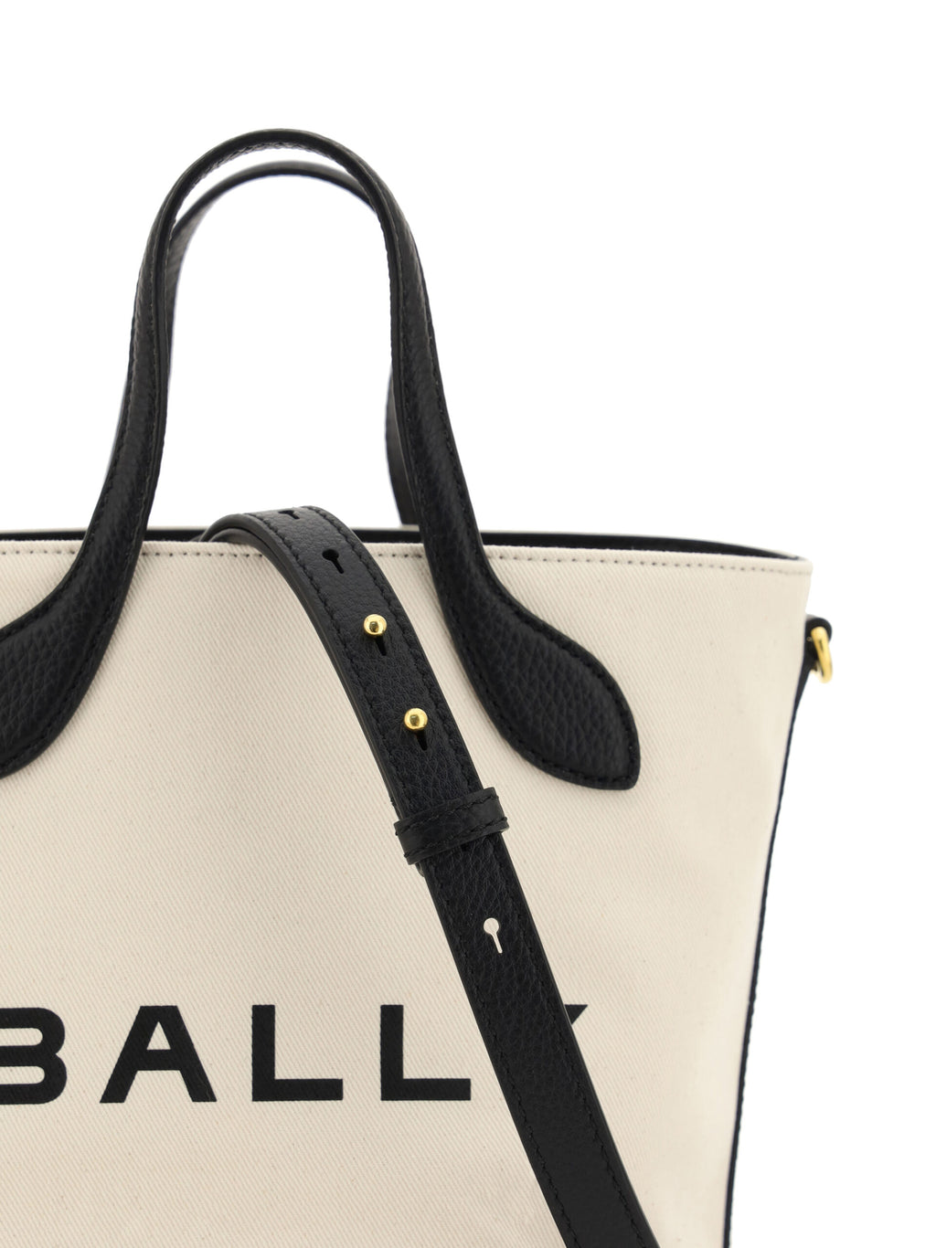 Bally – Monogram Bucket Bag Black & White