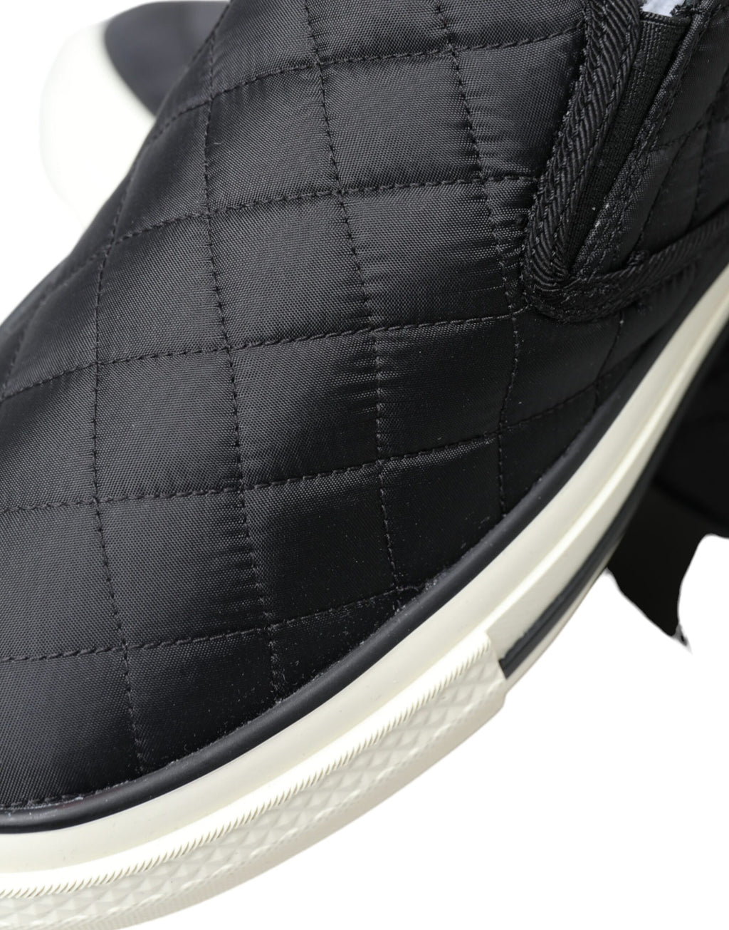 Dolce & Gabbana – Black Quilted Canvas Sneakers