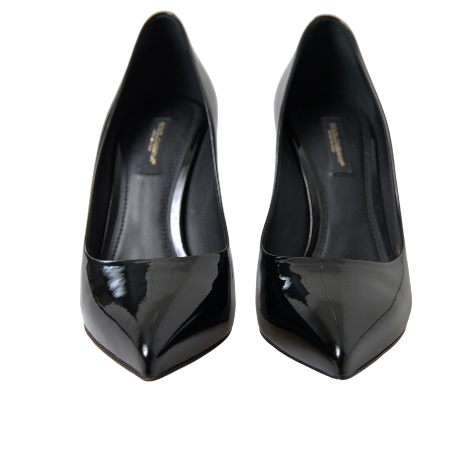 Dolce & Gabbana - Elegant Black Patent Stiletto Heels