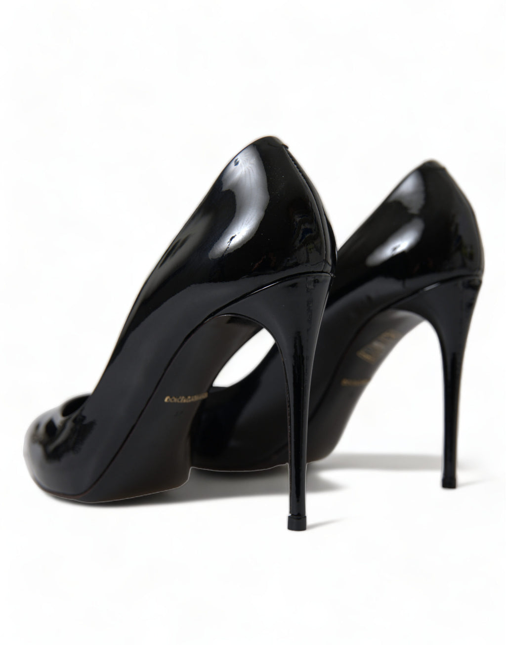 Dolce & Gabbana - Elegant Black Patent Stiletto Heels