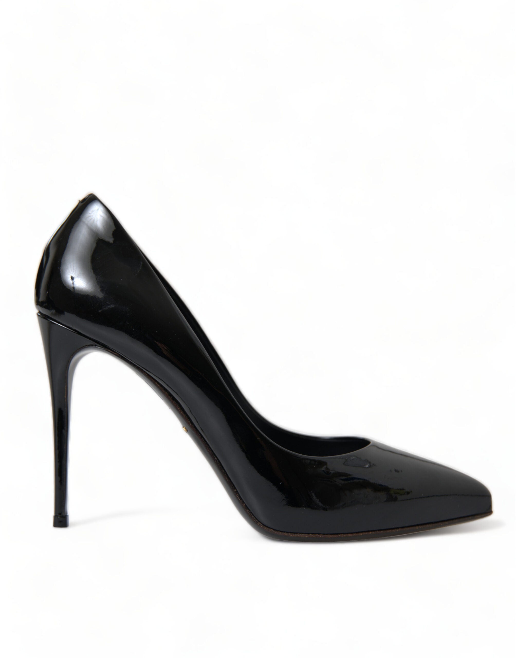 Dolce & Gabbana - Elegant Black Patent Stiletto Heels