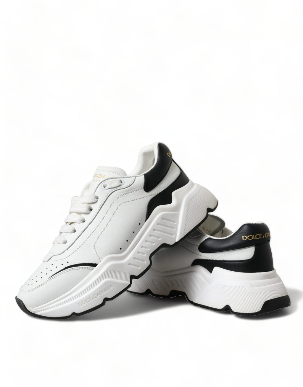 Dolce & Gabbana – Black & White Daymaster Sneakers