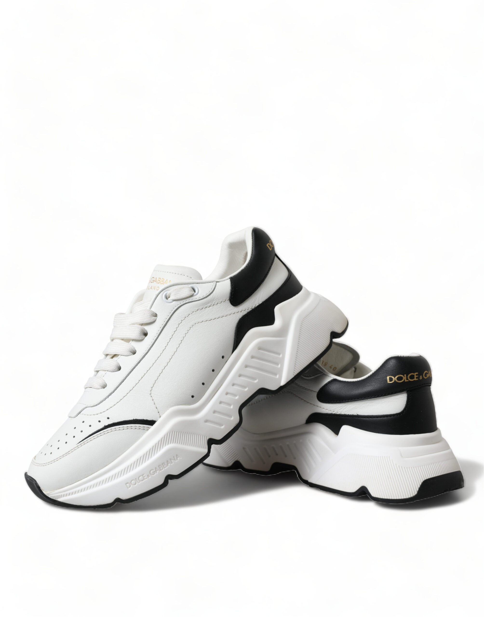 Dolce & Gabbana – Black & White Daymaster Sneakers