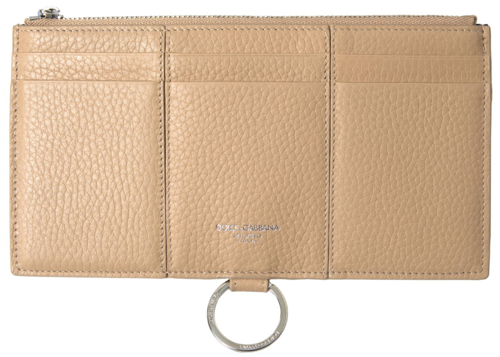 Dolce&Gabbana – Leather Wallet Bag Beige