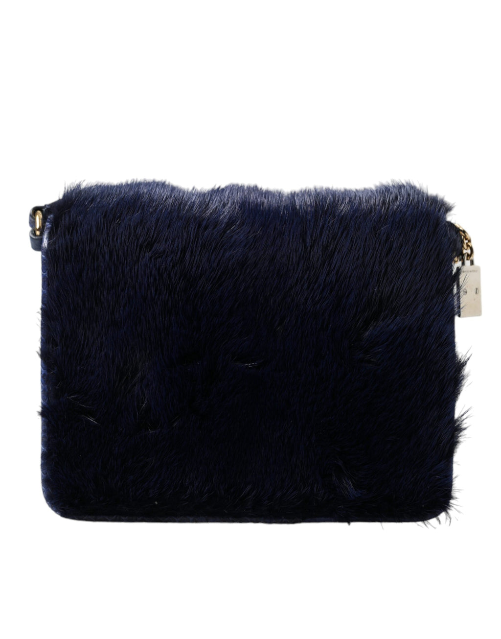 Dolce & Gabbana – Blue Mink Fur Shoulder Bag