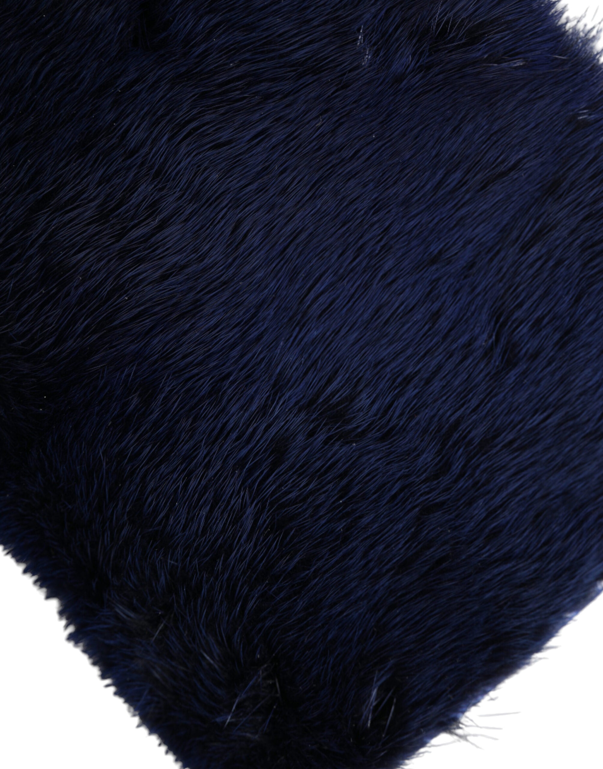 Dolce & Gabbana – Blue Mink Fur Shoulder Bag