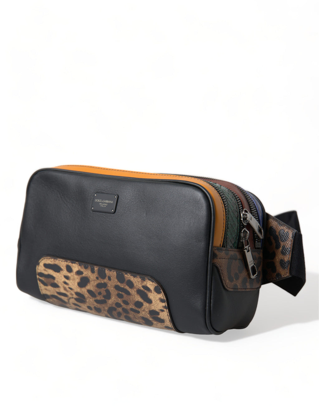 Dolce & Gabbana – Leopard Print Exotic Leather Belt Bag