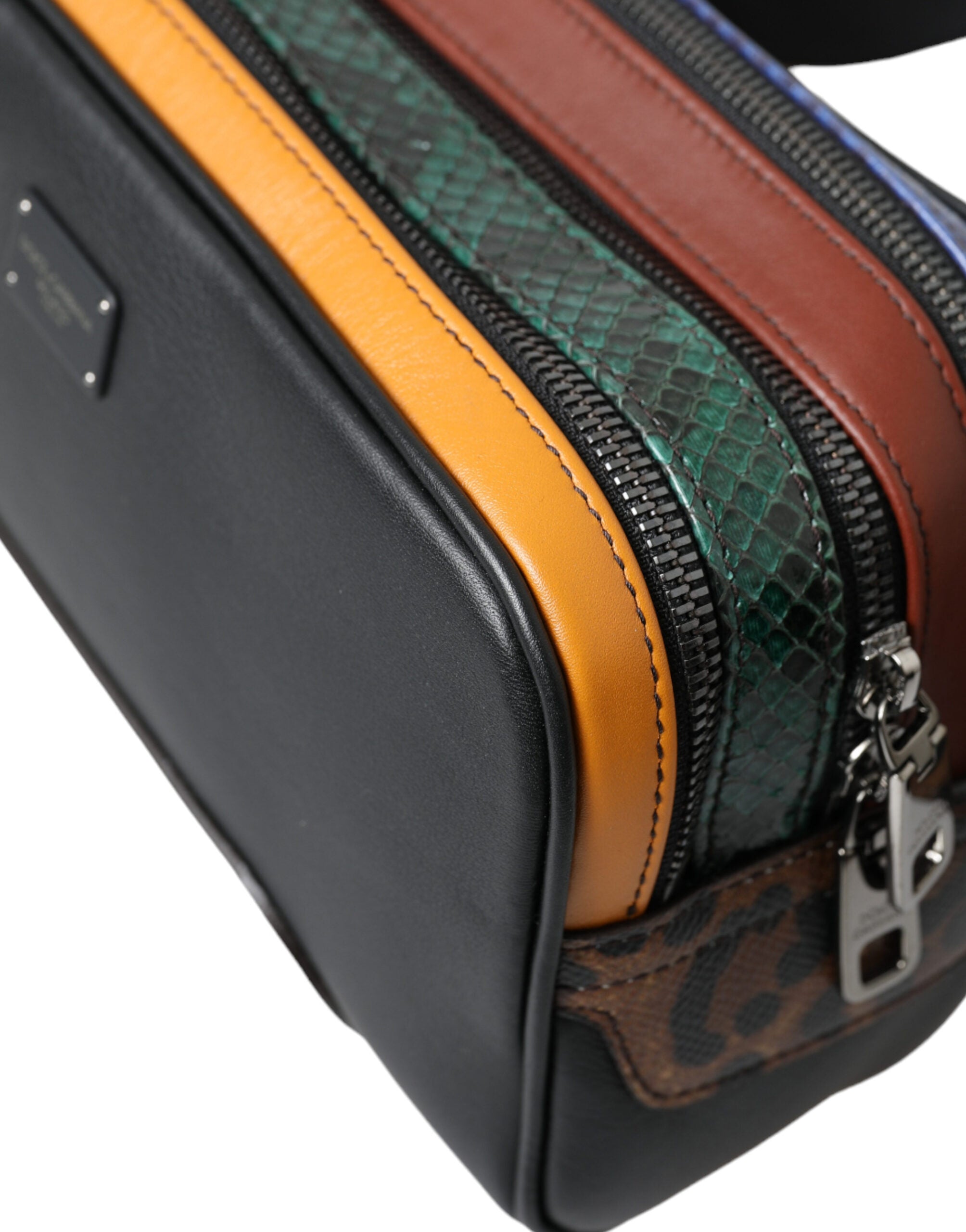 Dolce & Gabbana – Leopard Print Exotic Leather Belt Bag