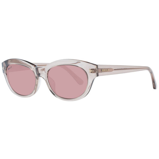 Bally – Oval Brown Full-Rim Sunglasses