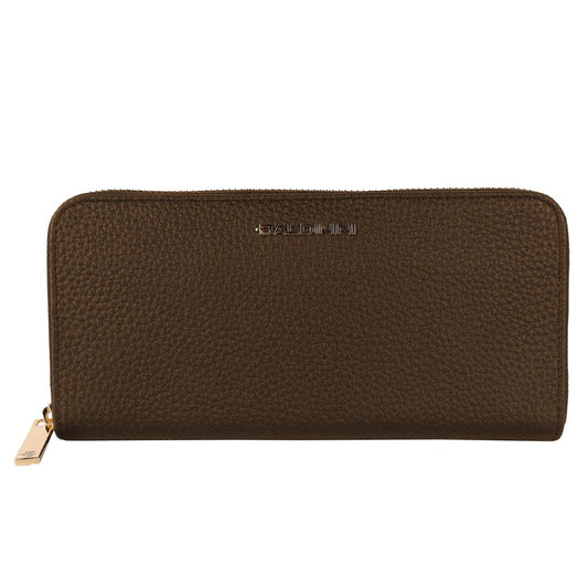 Baldinini Trend – Brown Leather Zip Wallet