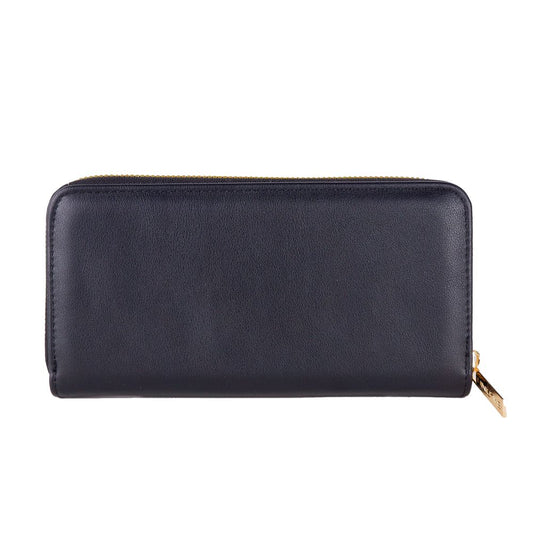 Baldinini Trend – Black Leather Zip Wallet