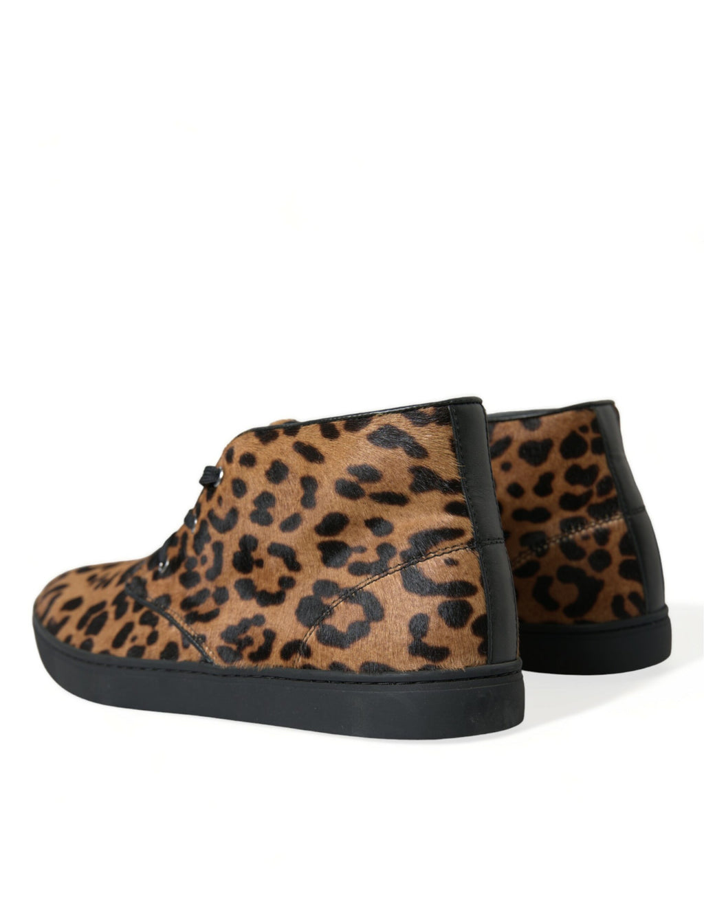 Dolce & Gabbana - Brown Leopard Sneakers