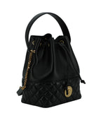 Versace – Black Lambskin Bucket Bag