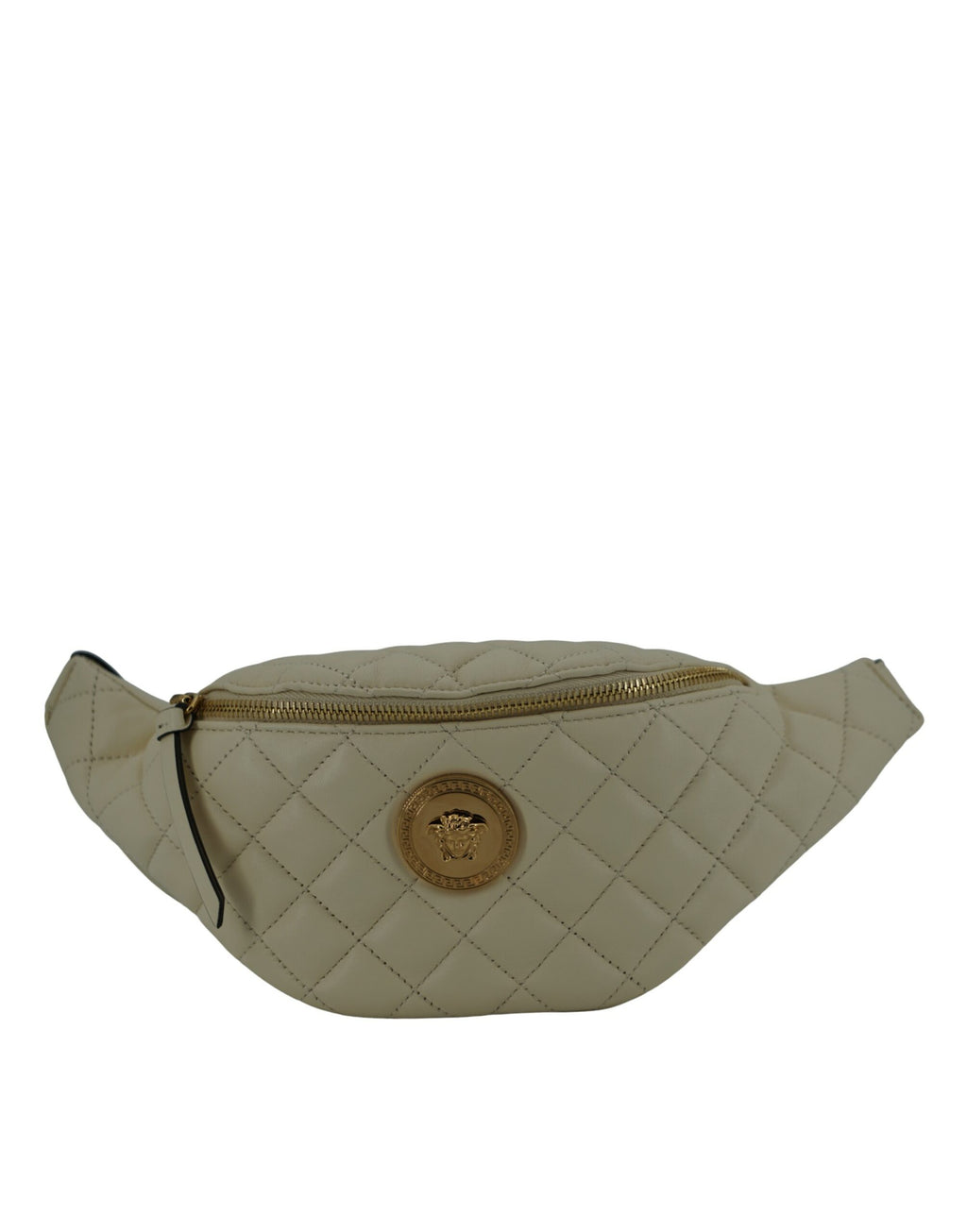 Versace – Lamb Leather Belt Bag in White