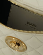 Versace – Lamb Leather Belt Bag in White