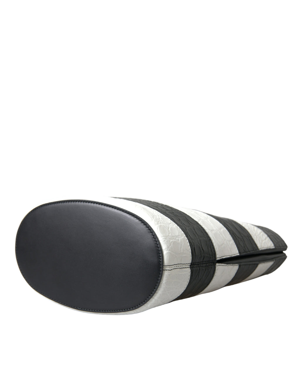 Balenciaga – Crocodile Maxi Bucket Bag Black & White