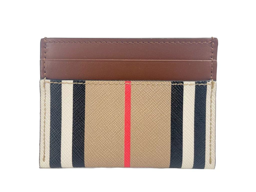 Burberry – Sandon Tan Check Card Case