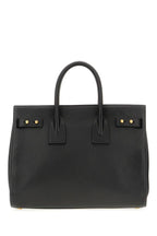 Saint Laurent – Black Sac De Jour Leather Handbag
