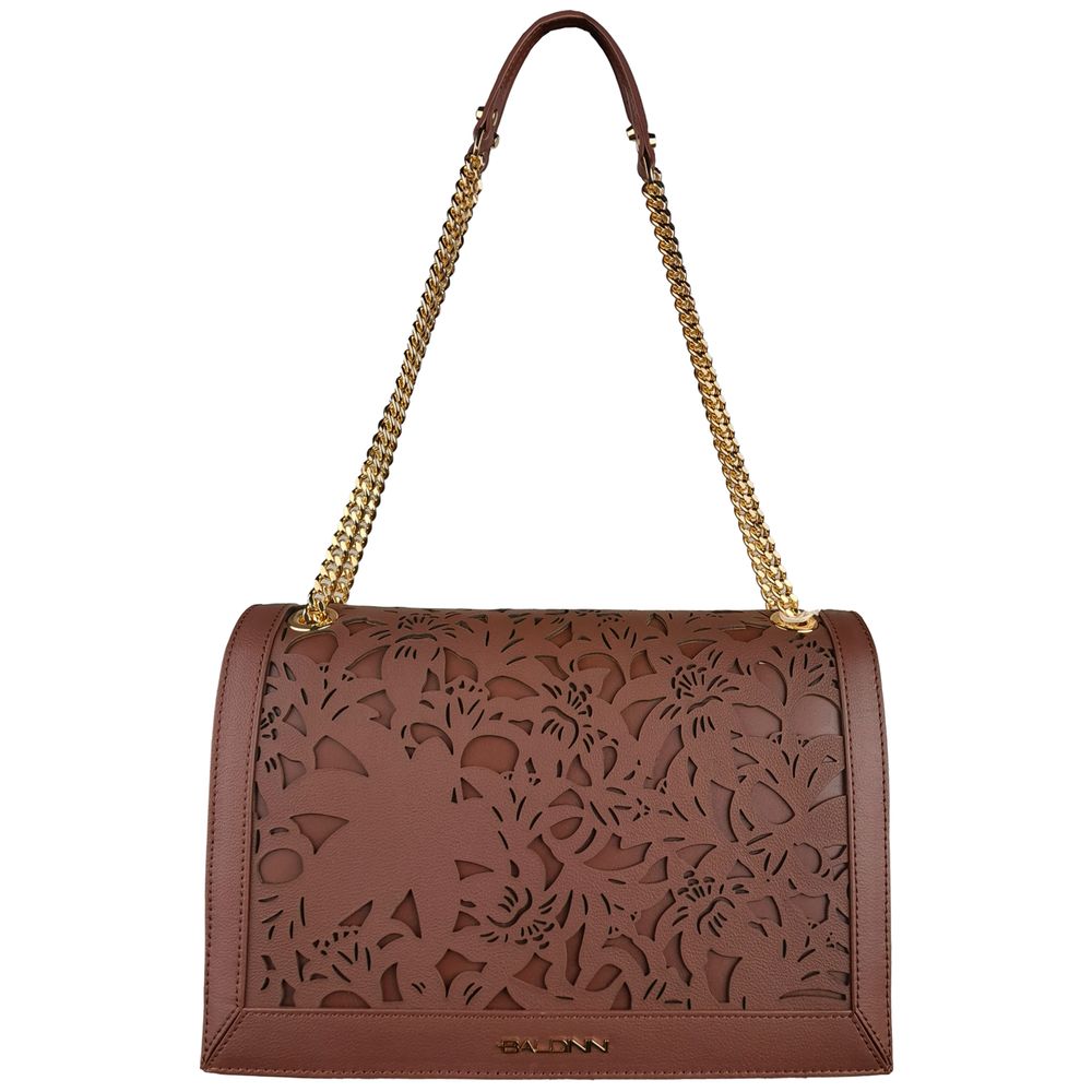Baldinini – Brown Calfskin Crossbody Bag