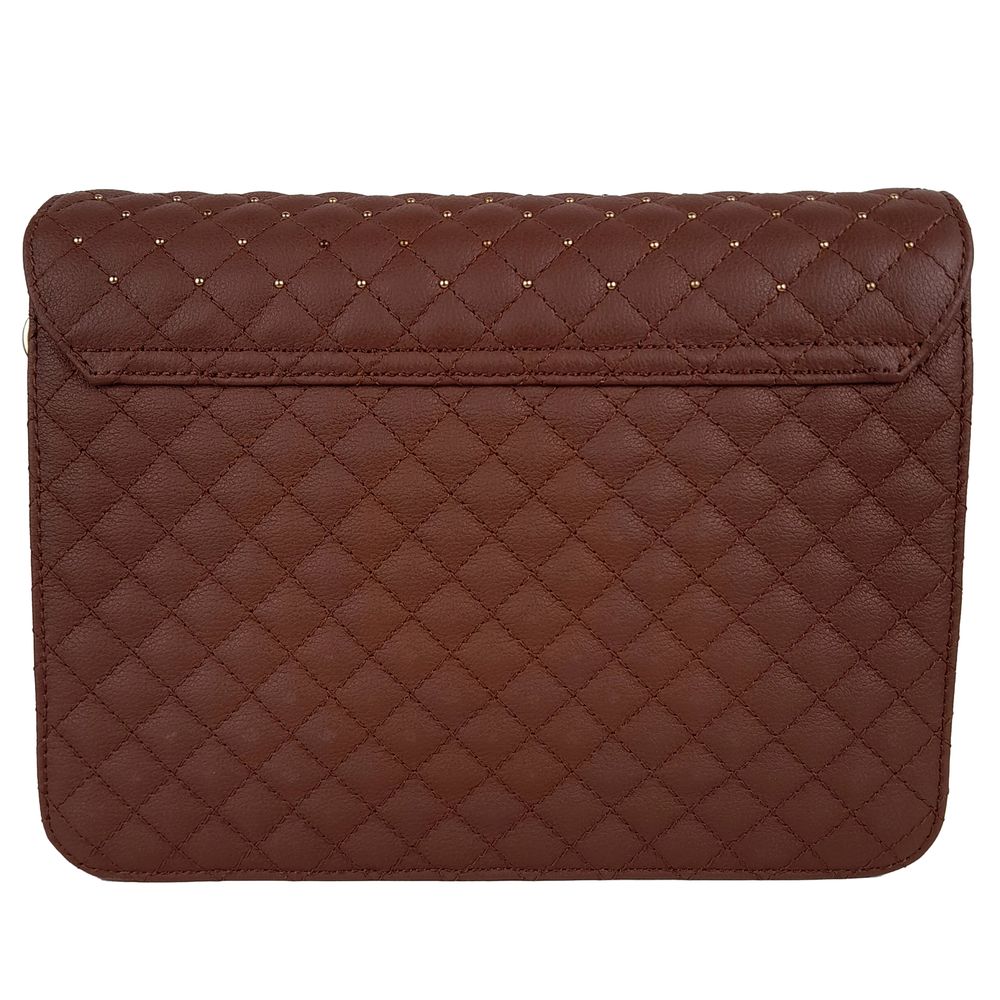 Baldinini – Studded Quilted Crossbody Bag Brown
