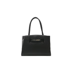 Plein Sport - Chic Ebony Tote with Silver Logo Accent