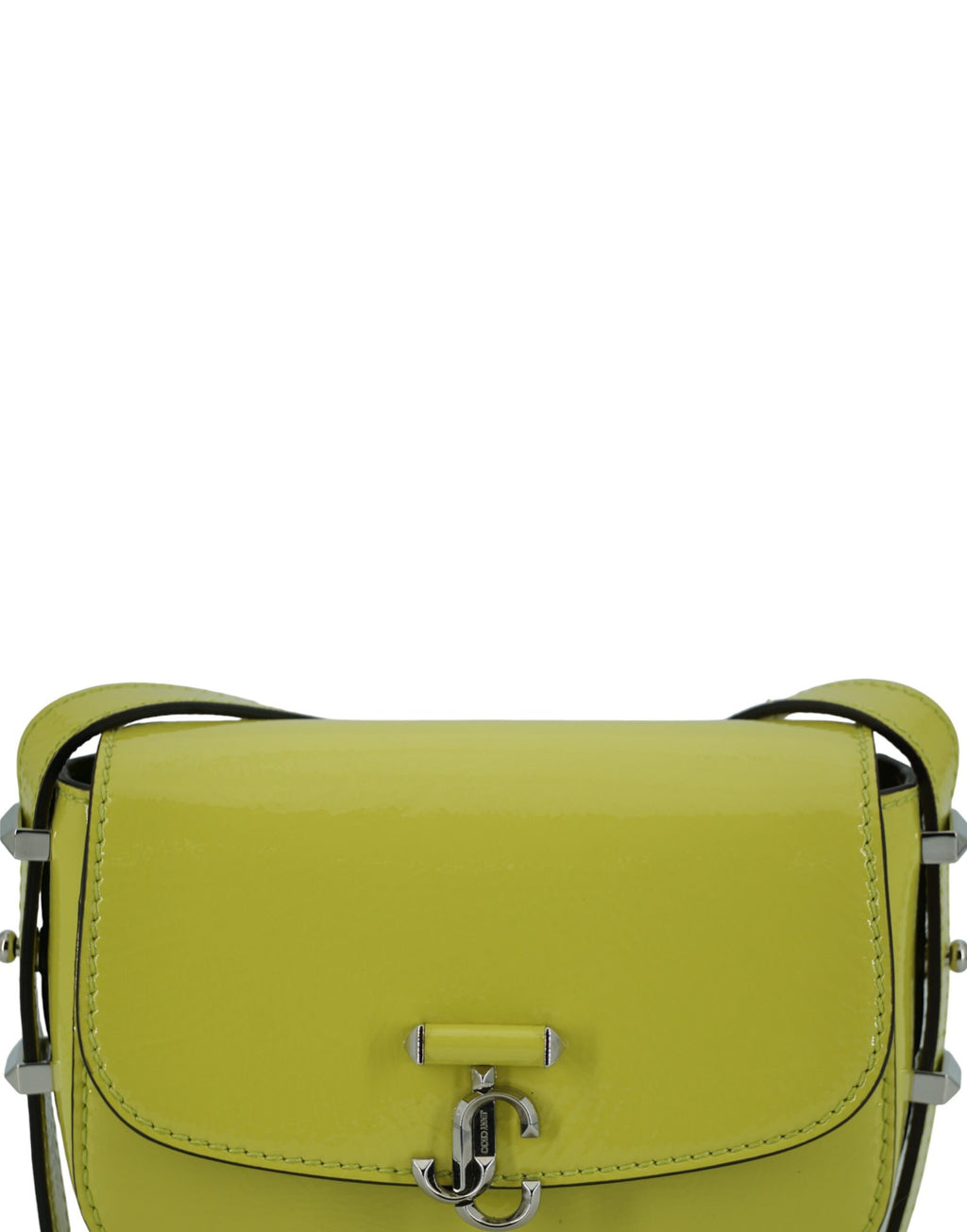 Jimmy Choo – Lime Yellow Patent Leather Shoulder Bag