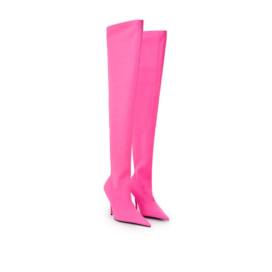 Balenciaga – Pink Polyester Ankle Boots