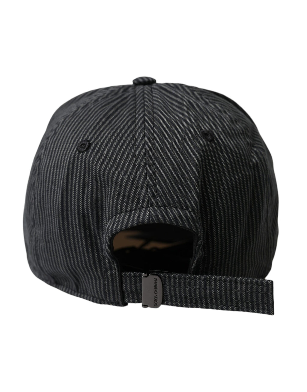 Dolce & Gabbana - Black Cotton Embellished Baseball Hat Men