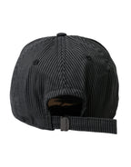 Dolce & Gabbana - Black Cotton Embellished Baseball Hat Men