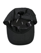 Dolce & Gabbana - Black Cotton Embellished Baseball Hat Men