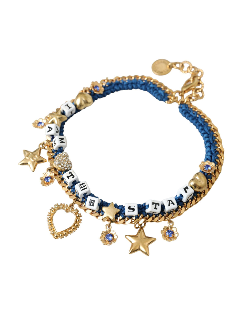 Dolce & Gabbana - Gold Tone Brass Chain Iam The Star Bracelet
