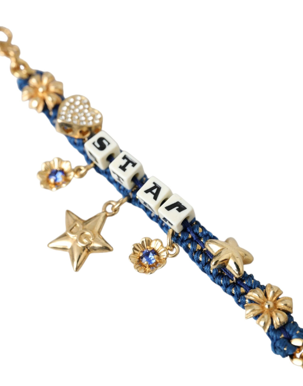 Dolce & Gabbana - Gold Tone Brass Chain Star Fashion Bracelet