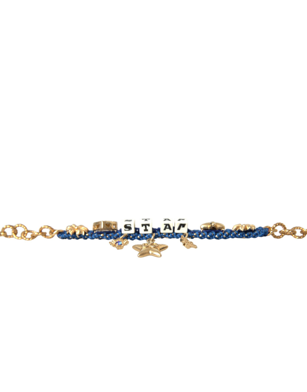 Dolce & Gabbana - Gold Tone Brass Chain Star Fashion Bracelet