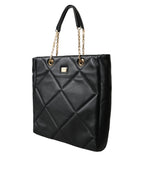 Dolce&Gabbana – Jungle Quilted Tote Bag Black