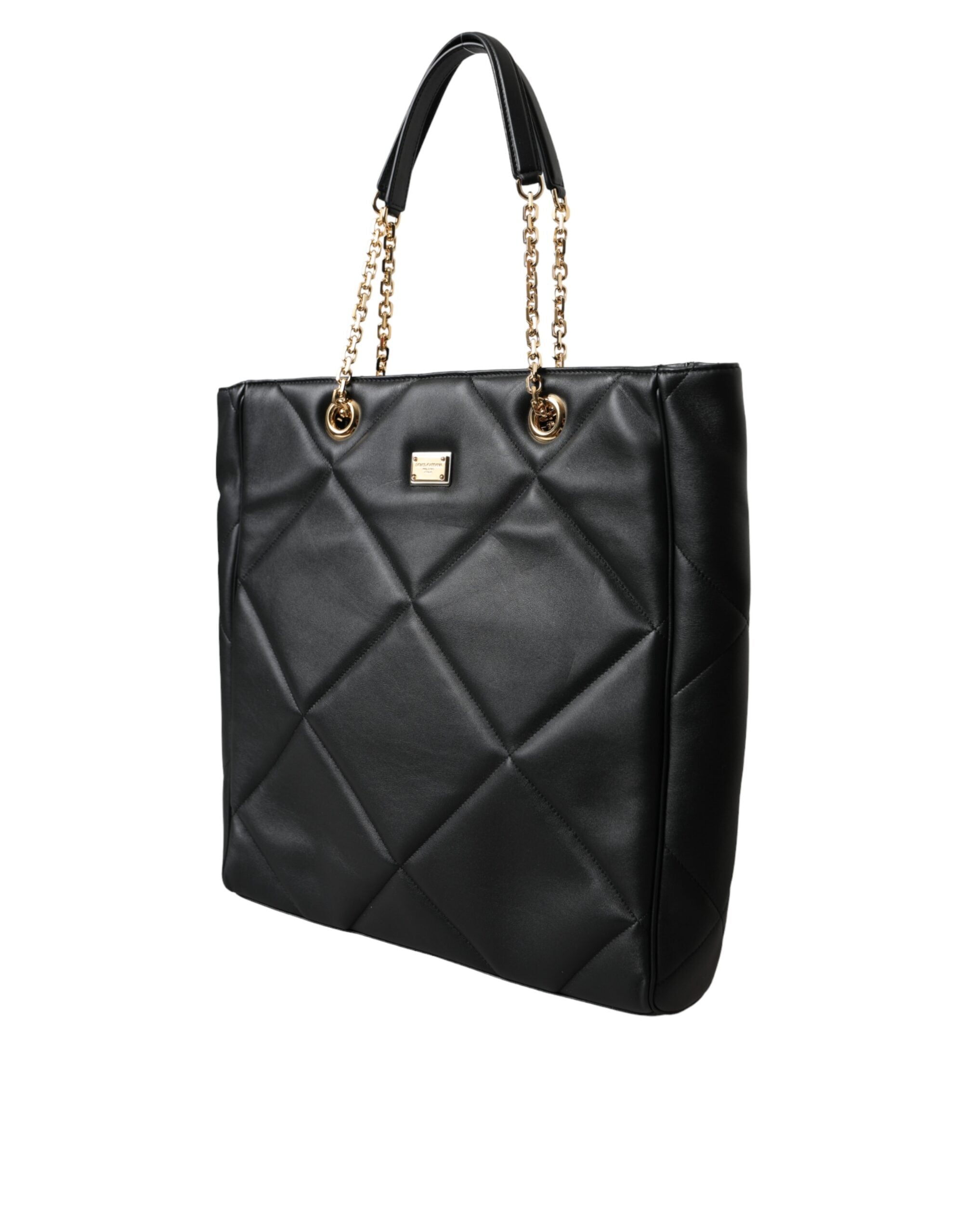 Dolce&Gabbana – Jungle Quilted Tote Bag Black