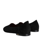 Dolce & Gabbana - Black Suede Loafers Formal Slip On