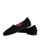 Dolce & Gabbana - Black Suede Loafers Formal Slip On